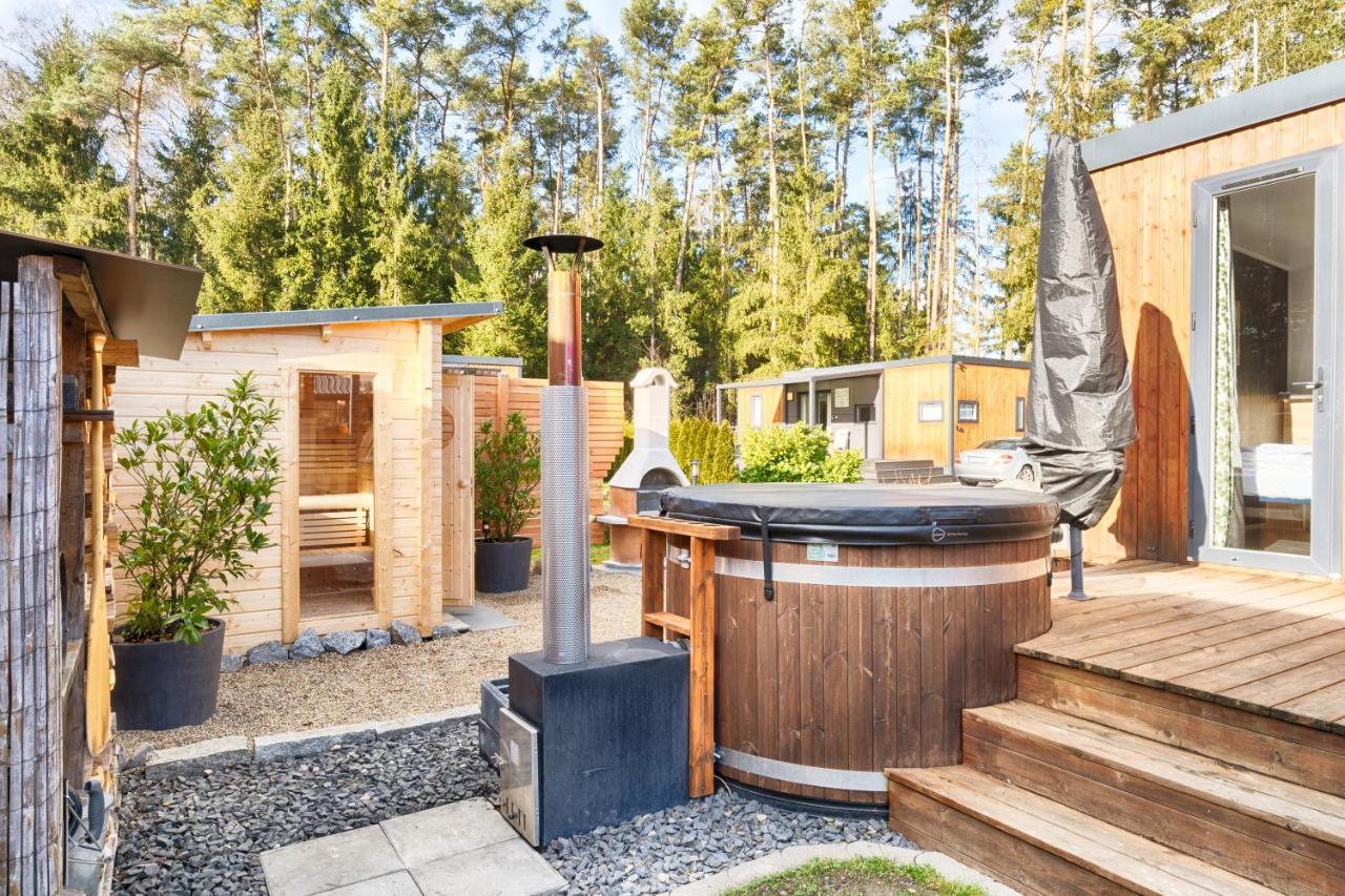Mobilheim Am Murner See - Private Sauna + Privater Badezuber ヴァッカースドルフ エクステリア 写真